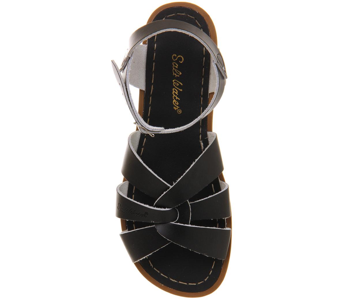 Salt-Water Original Sandals Black Leather - Sandals