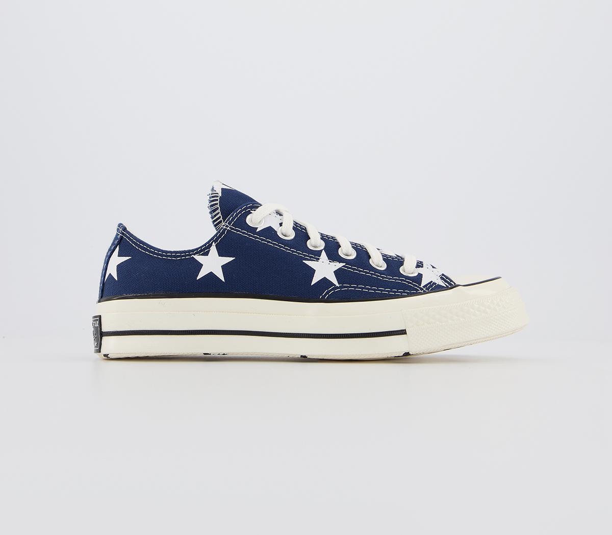 Converse All Star Ox 70s Trainers Navy 