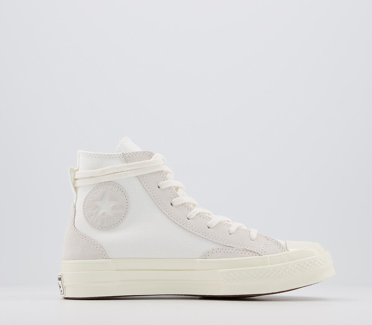 converse all star hi trainers egret egret leather