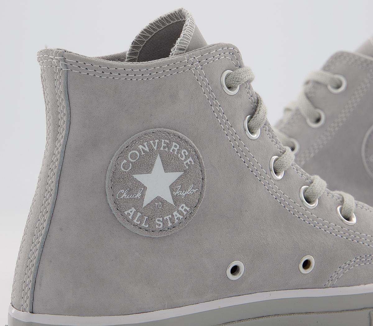 all star hi 70s trainers ash grey ash grey exclusive