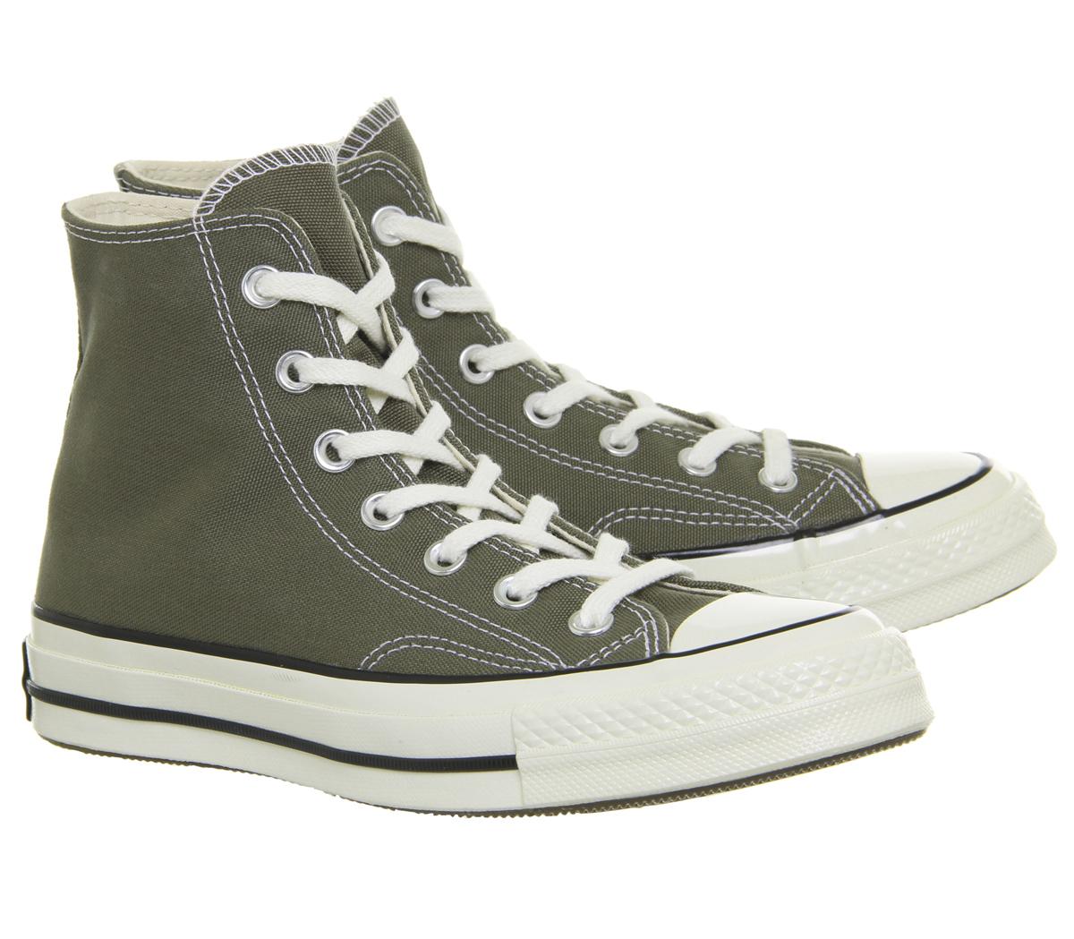 Converse All Star Hi 70's Trainers Field Surplus Black Egret - Unisex ...