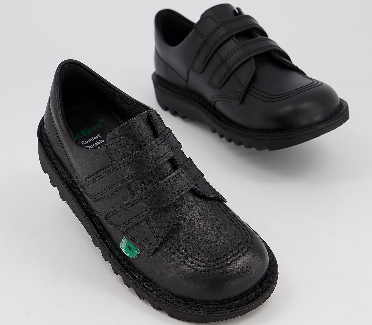 Scarpe Kickers Kick Lo Core Per Bambini - Mocassini In Pelle Verniciata, Stile Classico Unisex