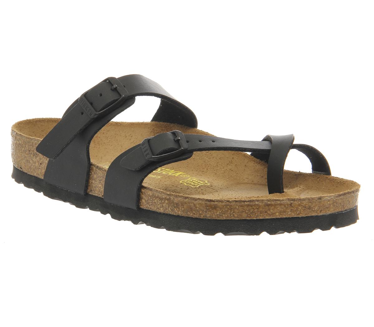 Birkenstock Mayari Cross Strap Sandal Black - Sandals