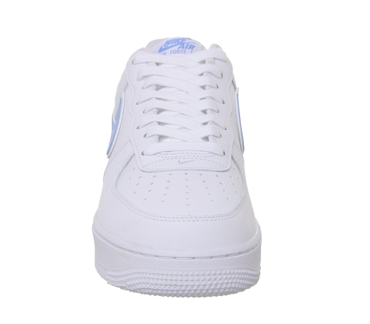 nike air force one trainers white uni blue