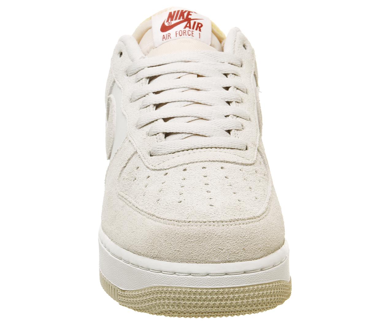 nike air force 1 light bone platinum tint sail white