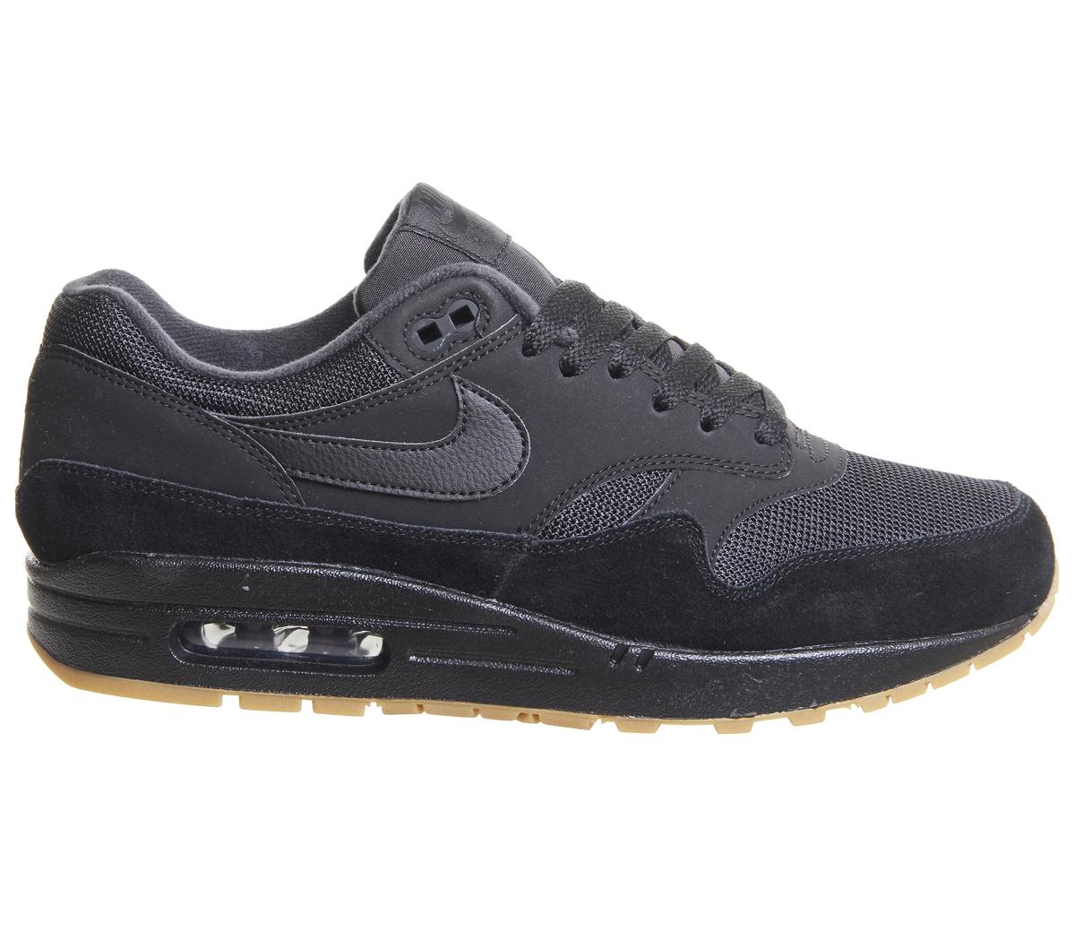 air max 1 black