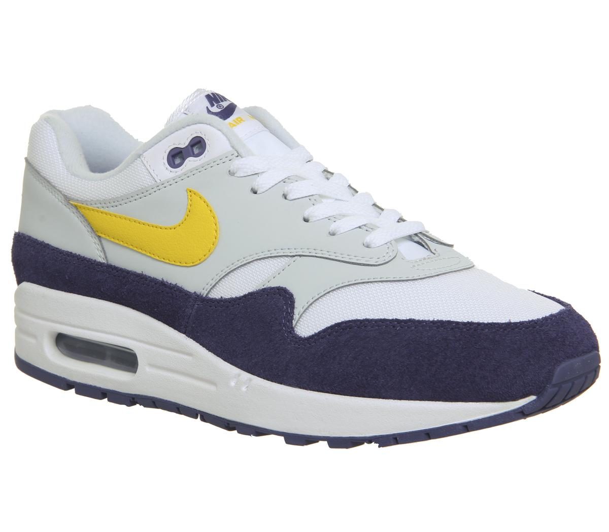 nike air max 1 trainers in blue