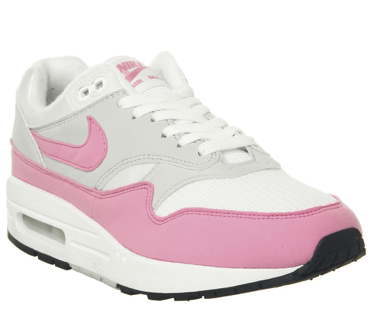 air max 1 white psychic pink