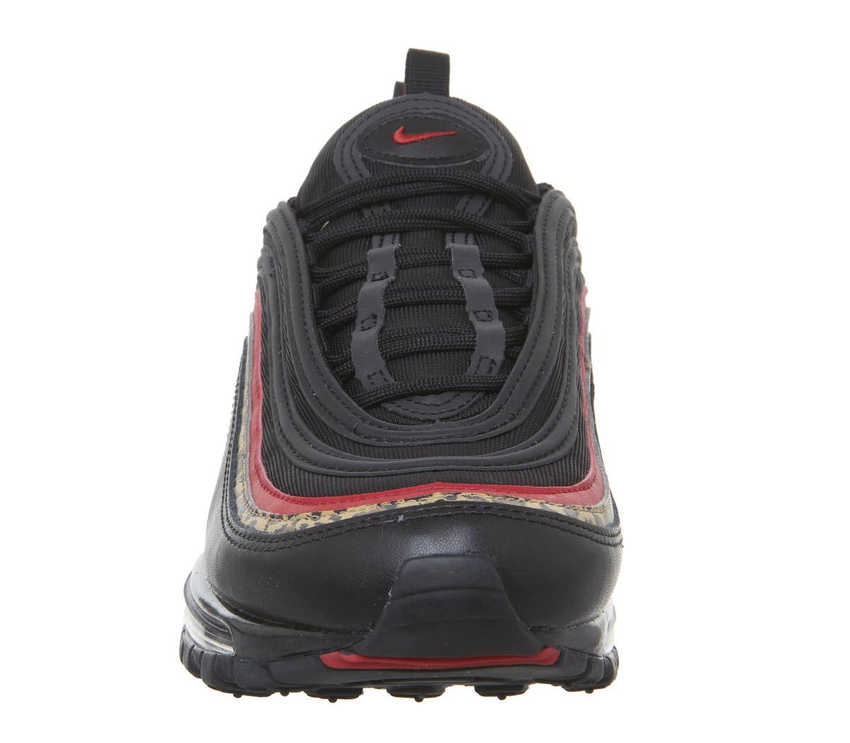 air max 97 red with leopard print