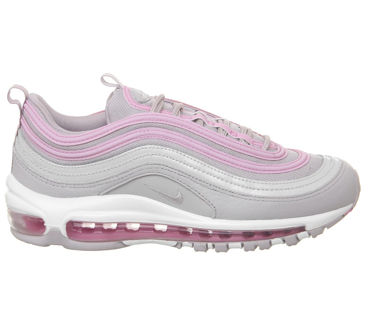 nike air max 97 trainers violet ash psychic pink lx