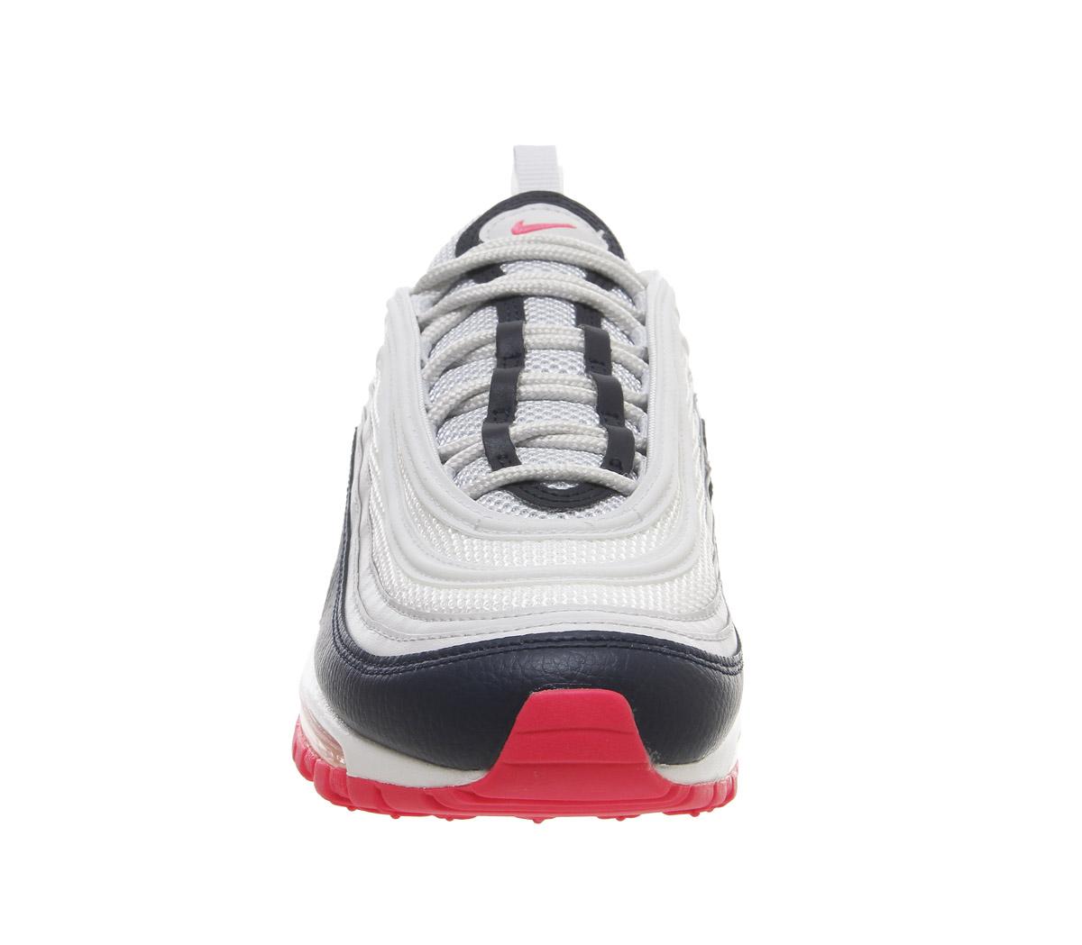 nike air max 97 midnight navy laser orange