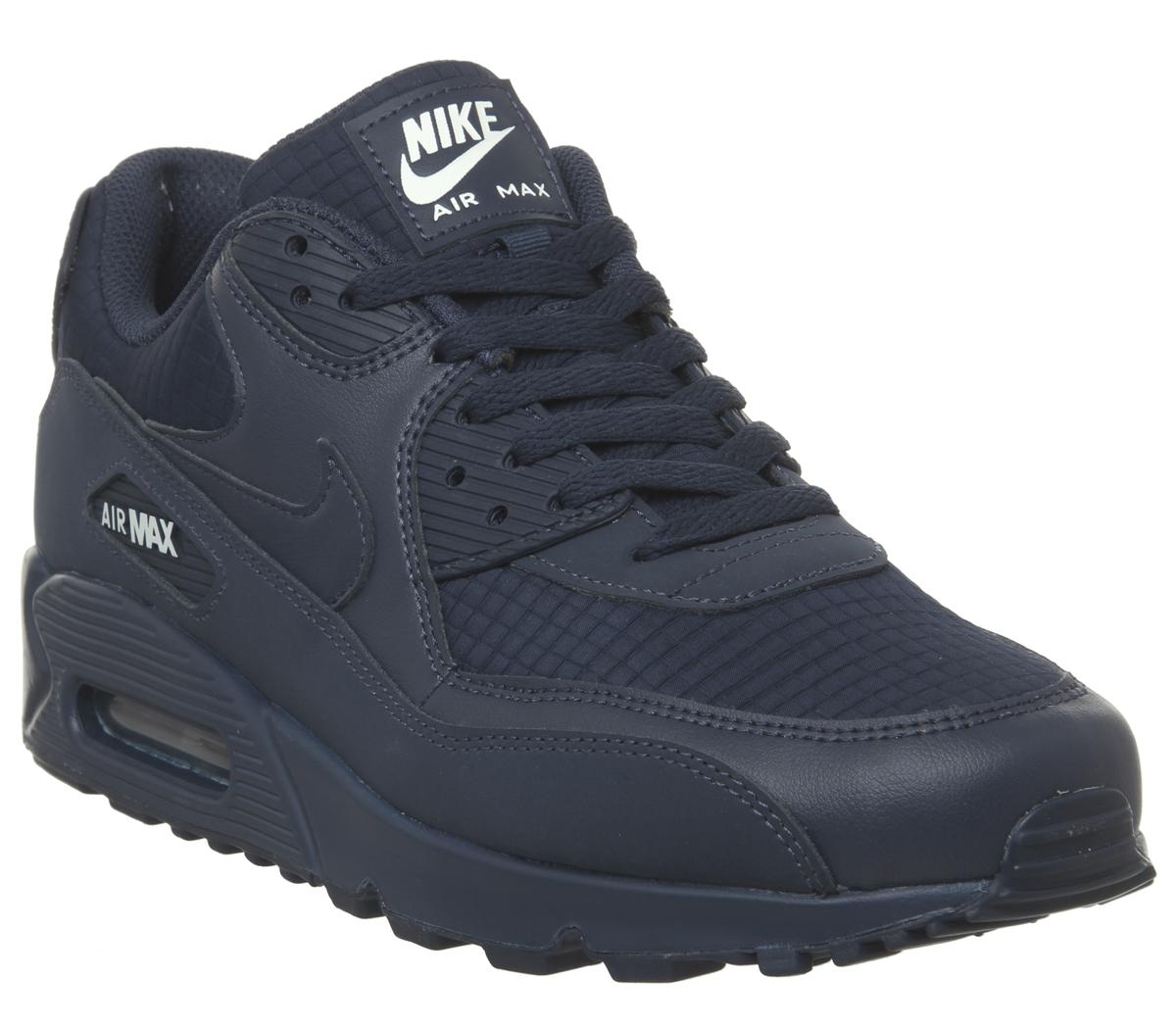 Nike Air Max 90 Trainers Midnight Navy 