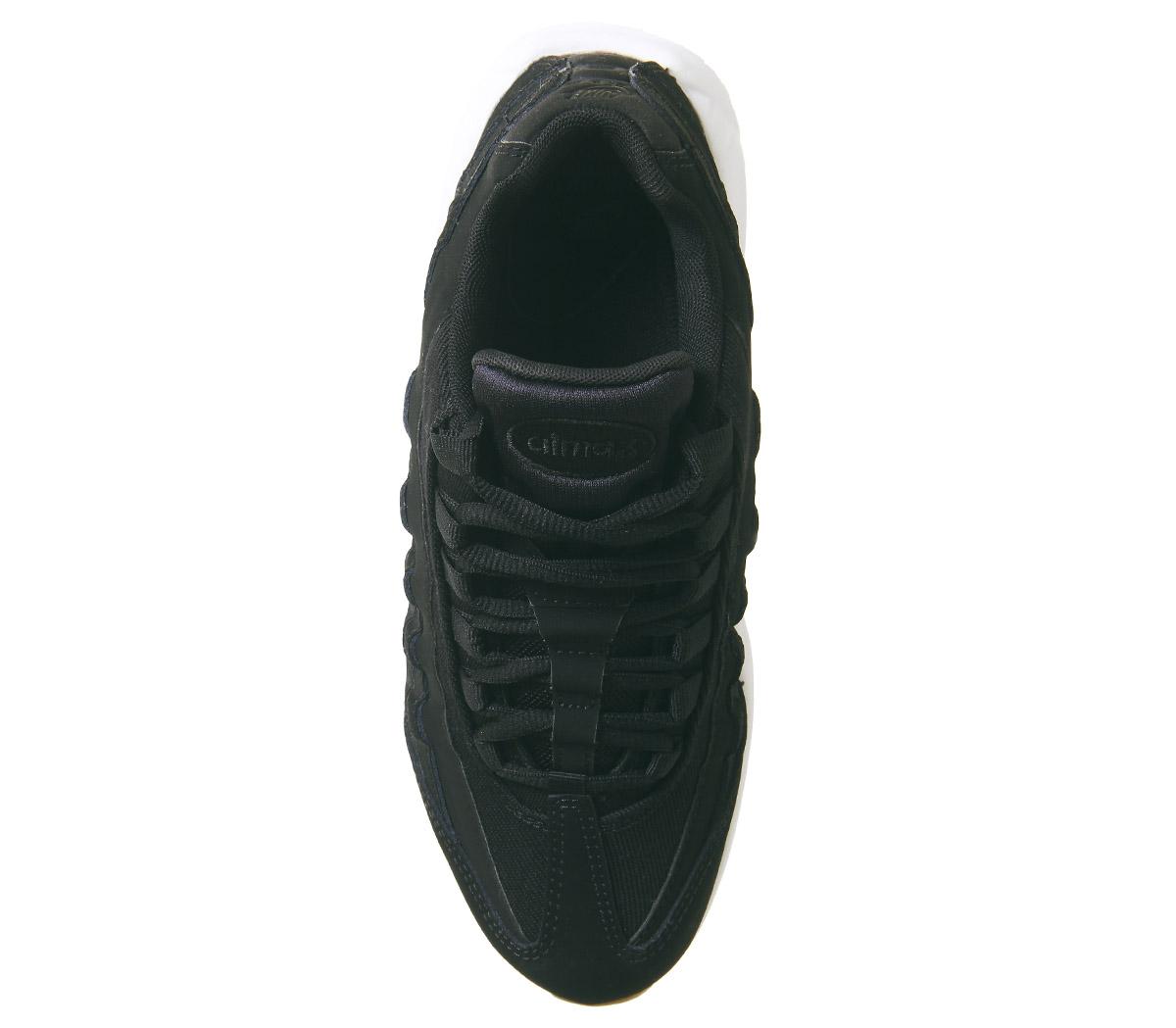 nike air max 95 trainers black anthracite gum brown white
