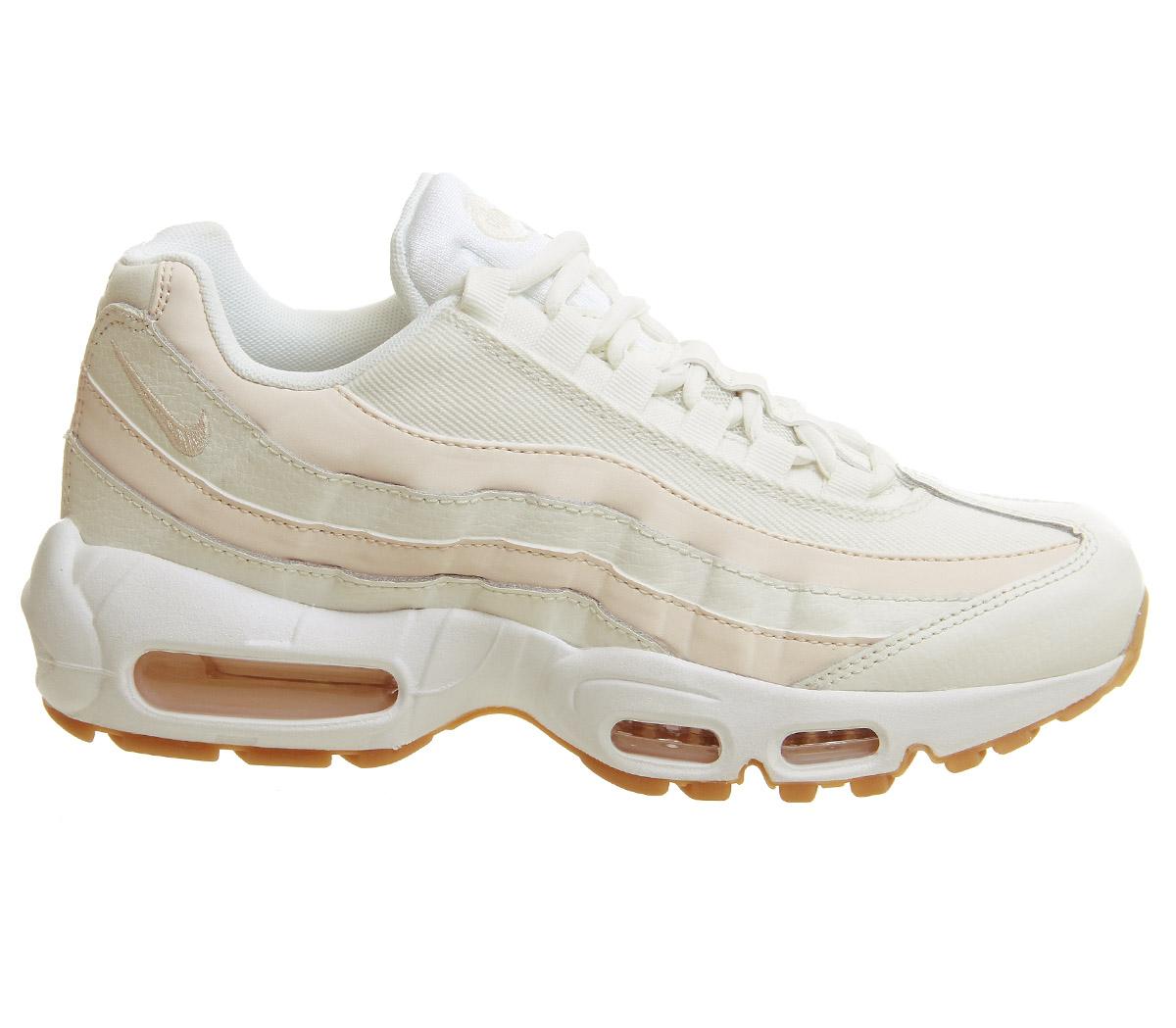 nike air max 95 trainers sail guava ice gum
