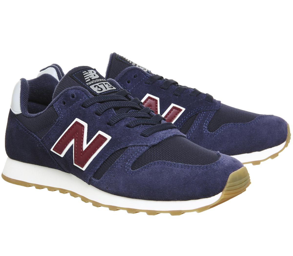 new balance navy 373 trainers