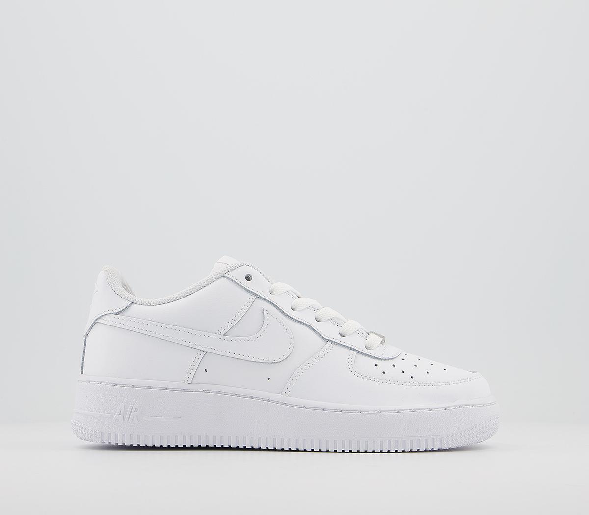 Nike Air Force 1 Trainers White - Kids Trainers