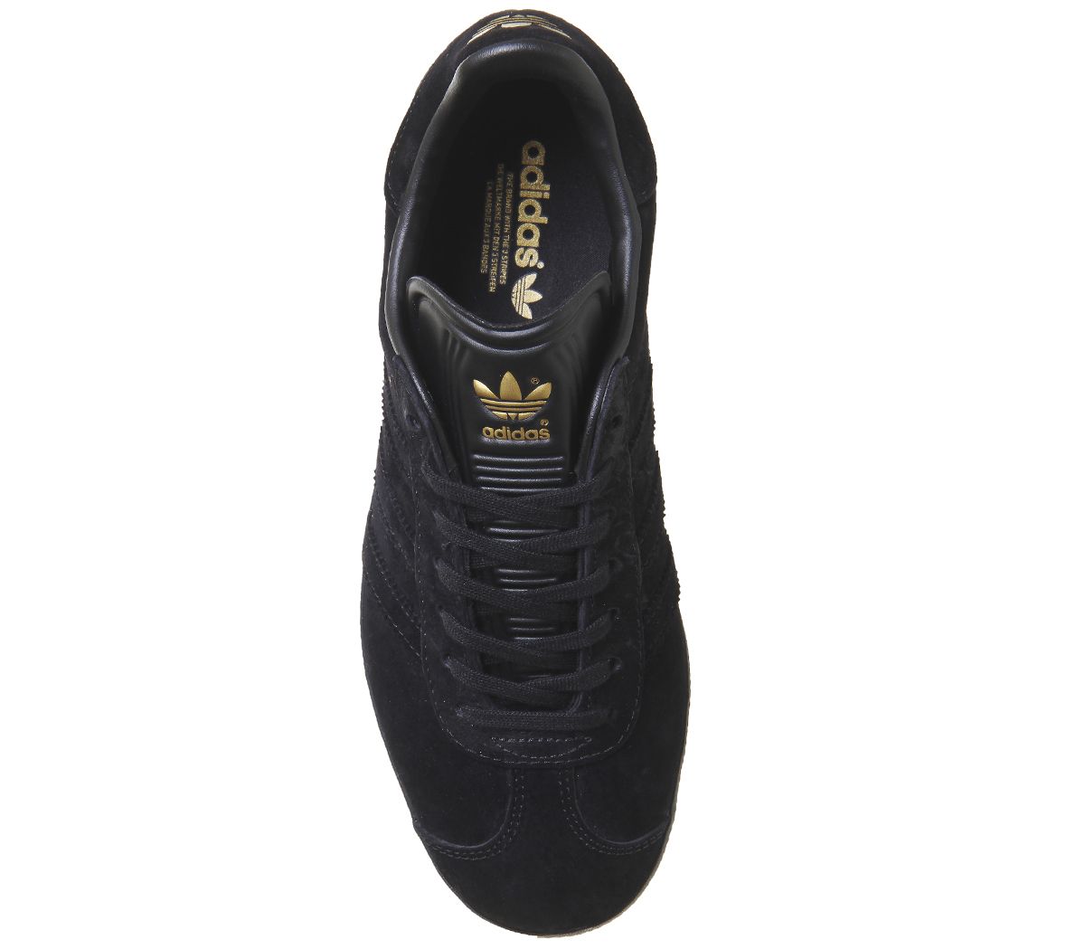 adidas Gazelle Trainers Black Gold Exclusive - His trainers