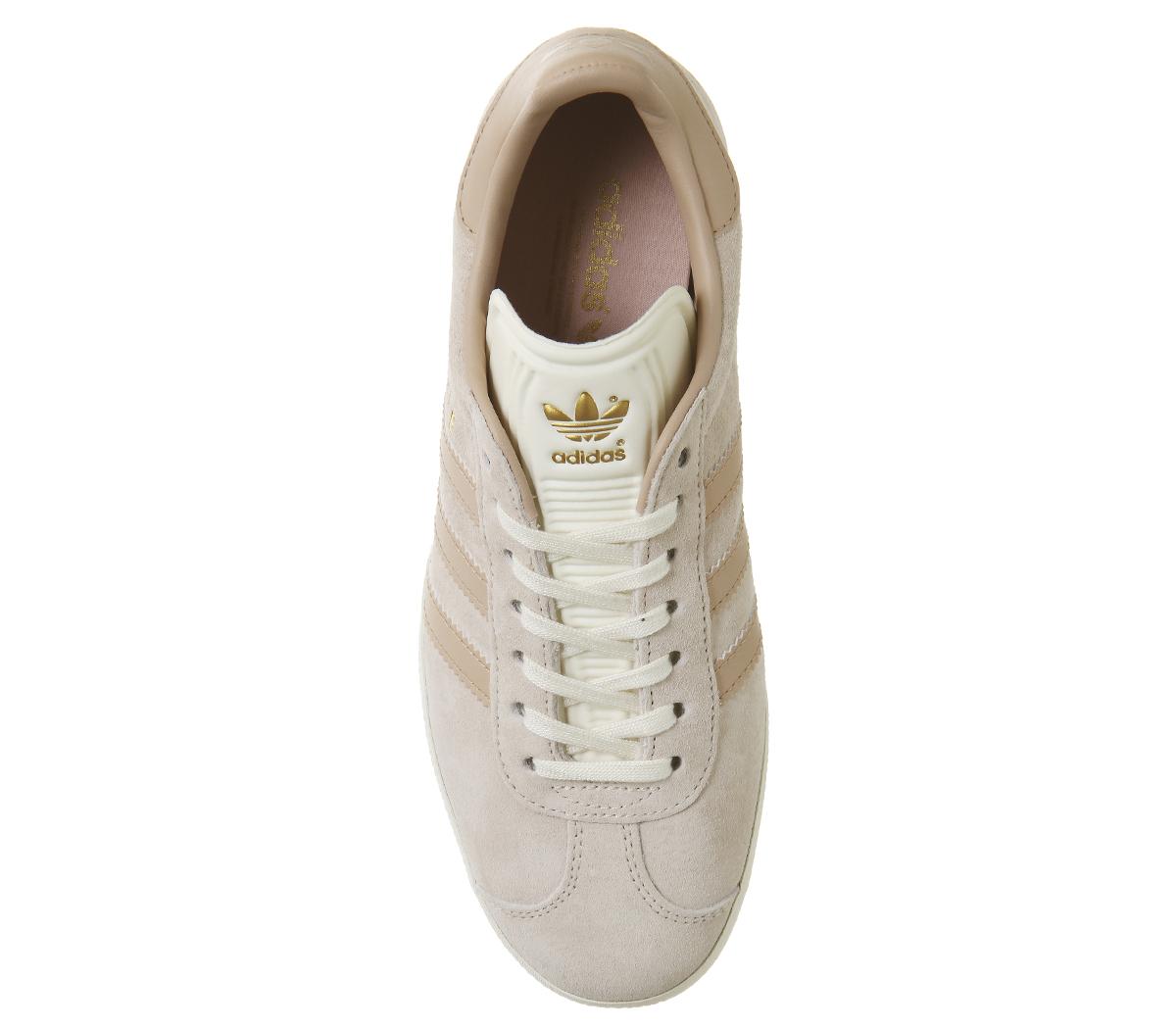 adidas gazelle linen dust pearl cream