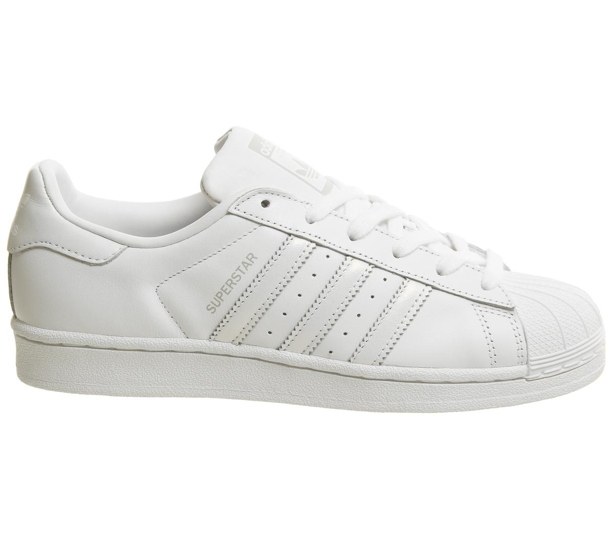 adidas Superstar 1 White Grey - Hers trainers