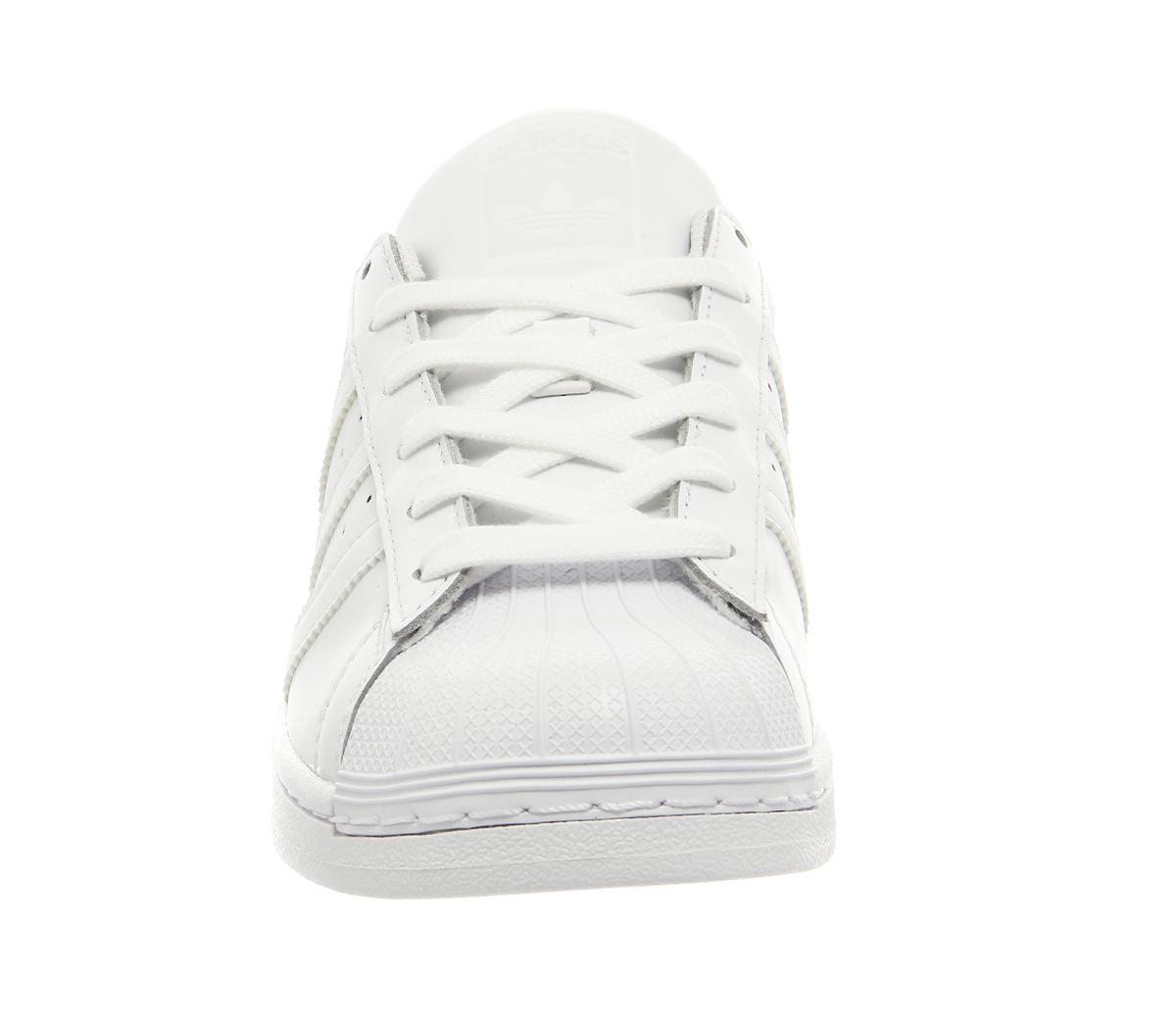 adidas superstar 1 white mono foundation