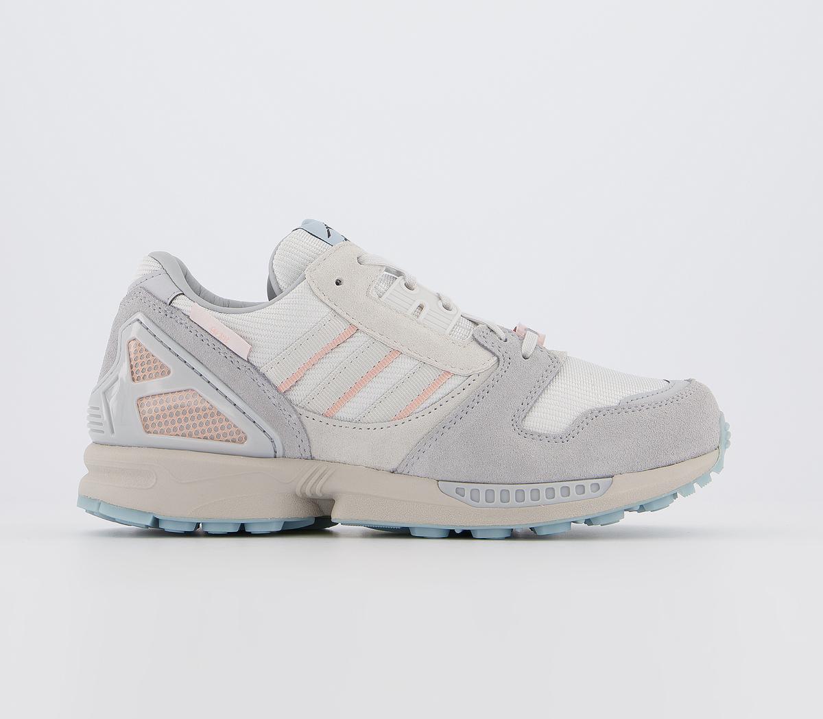 adidas trainers grey and pink