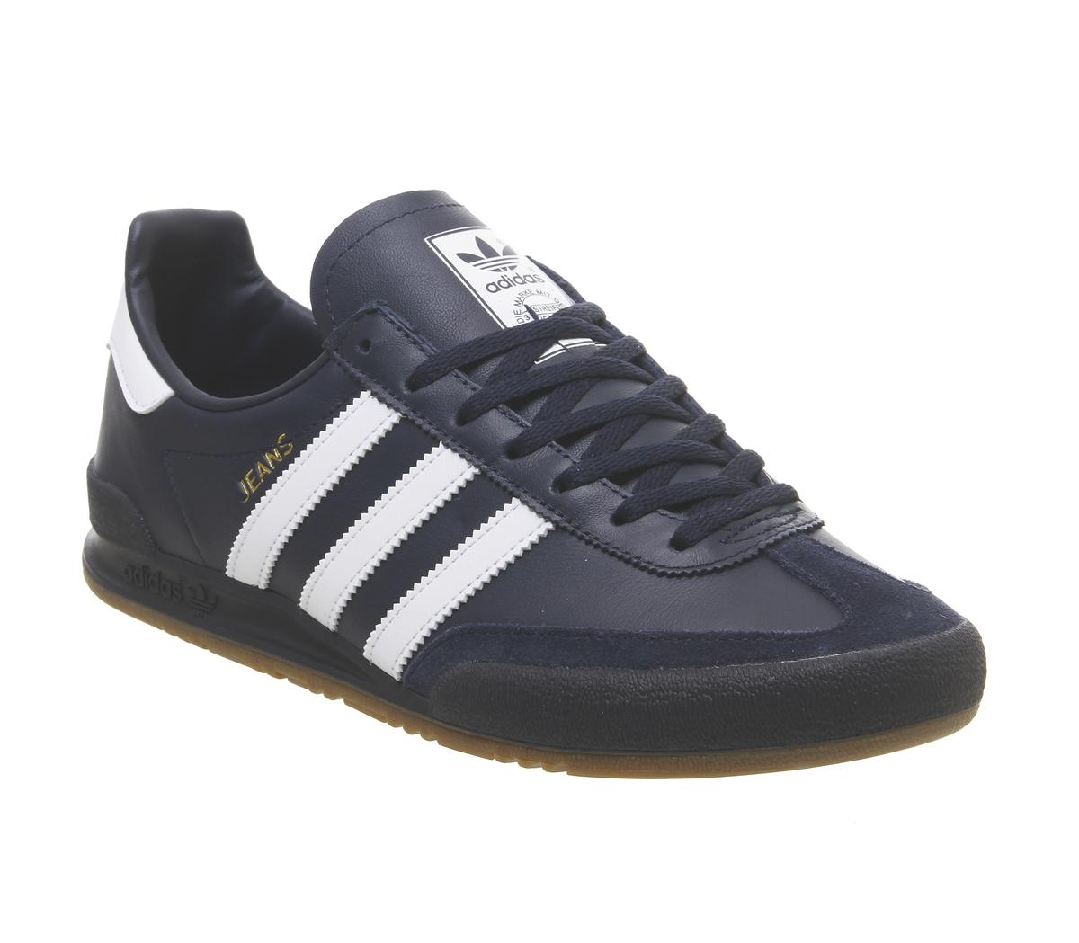 adidas Jeans Trainers Collegiate Navy White Legend Ink