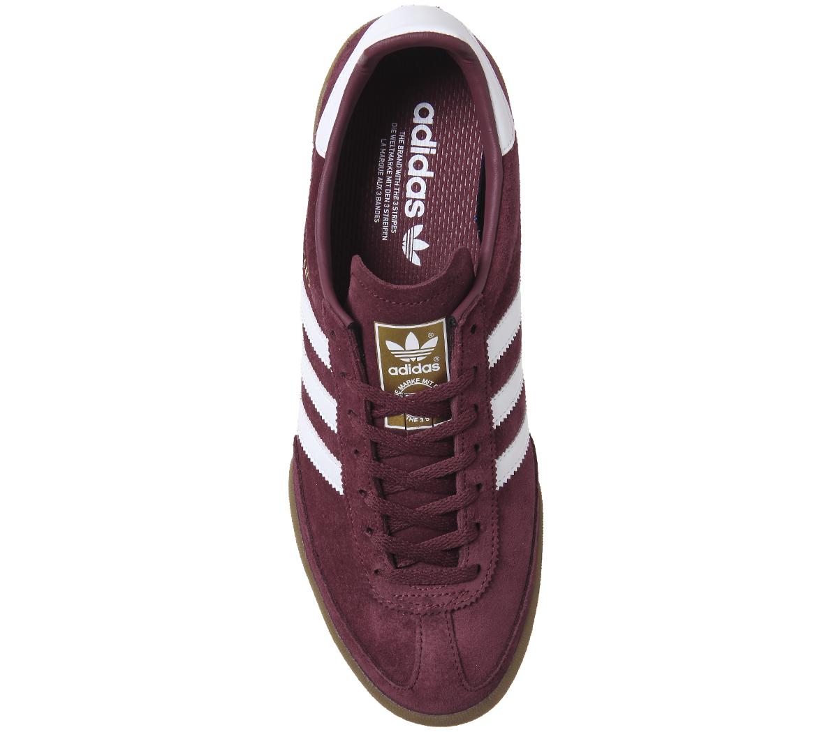 adidas jeans maroon