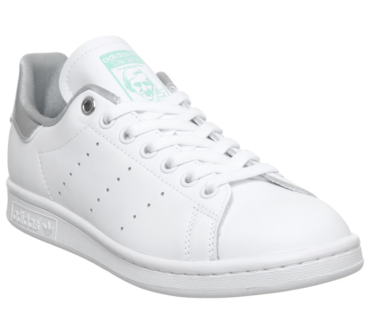 silver stan smith trainers