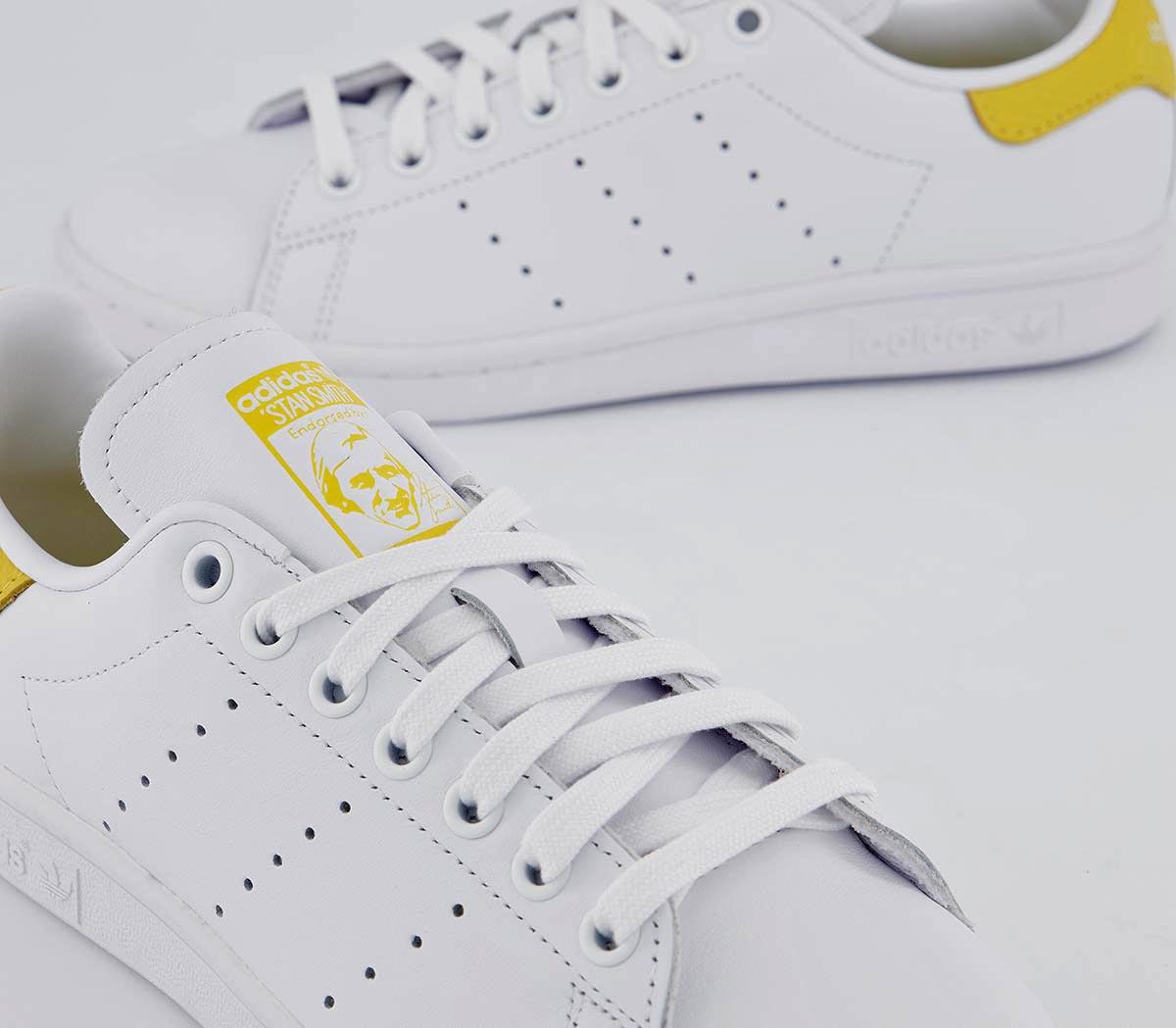 stan smith white yellow