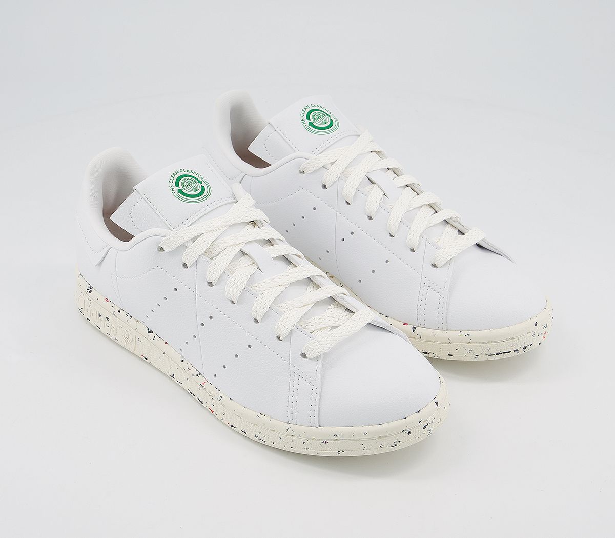 adidas Stan Smith 'Clean Classics' Trainers White Off White Green ...