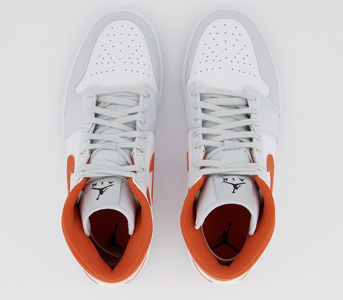 jordan 1 starfish pure platinum