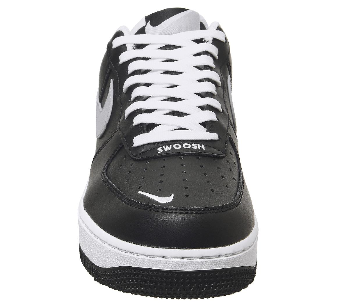 air force 1 lv8 trainers black wolf grey white