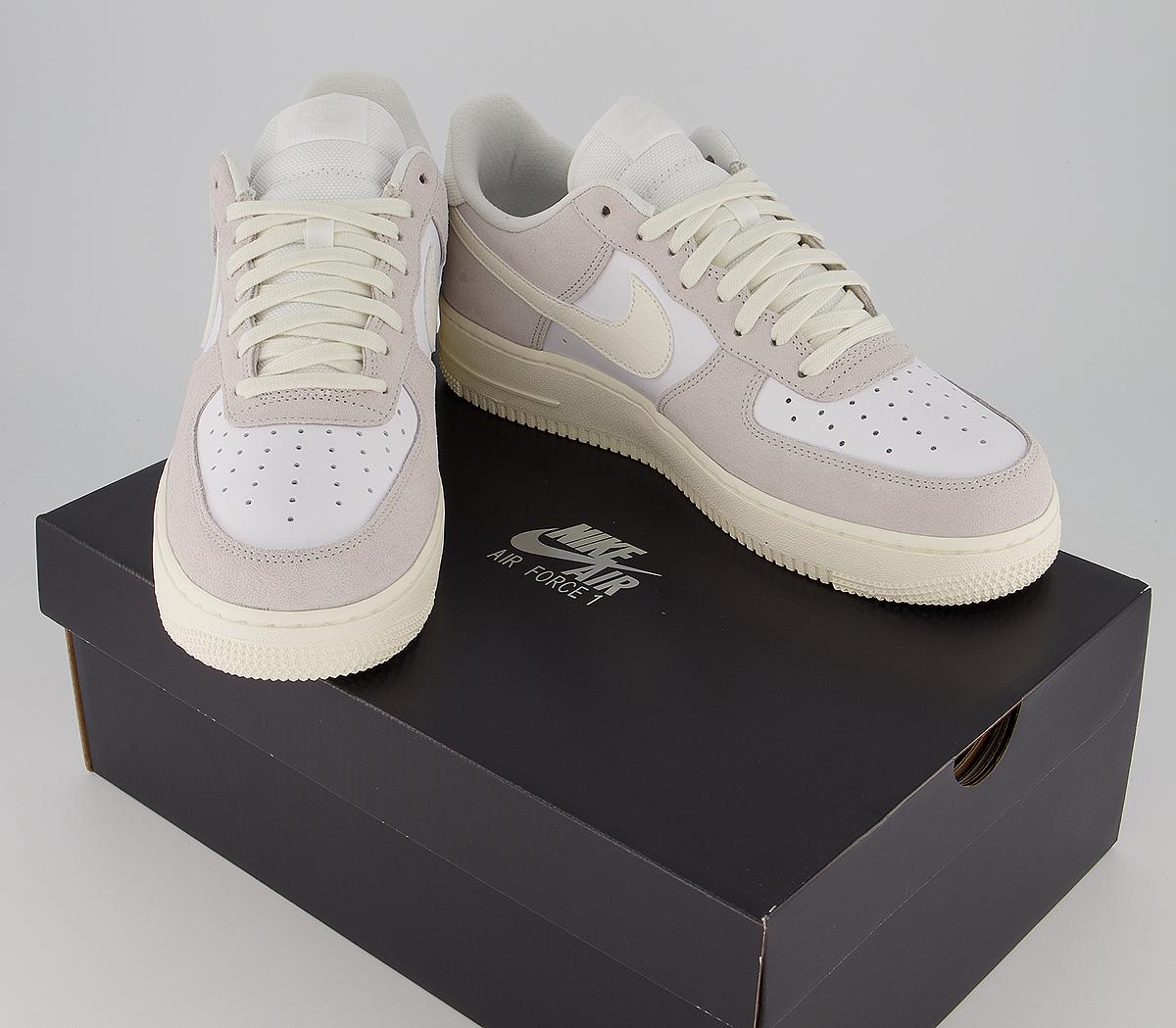Nike Air Force 1 Lv8 Trainers White Sail Platinum Tint - His trainers