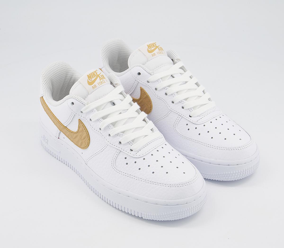 nike air force 1 lv8 white club gold