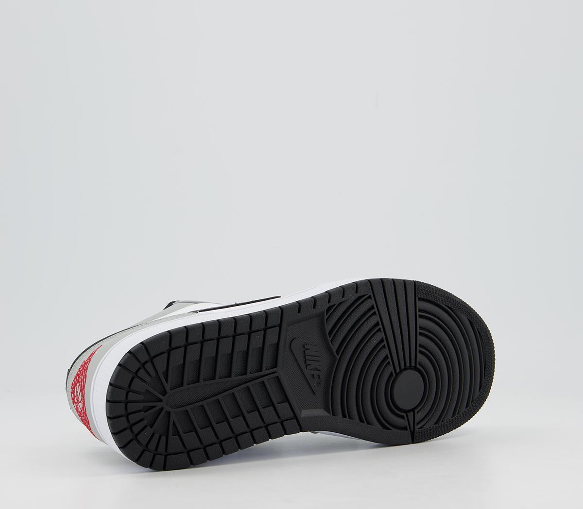 jordan 1 smoke grey gym red