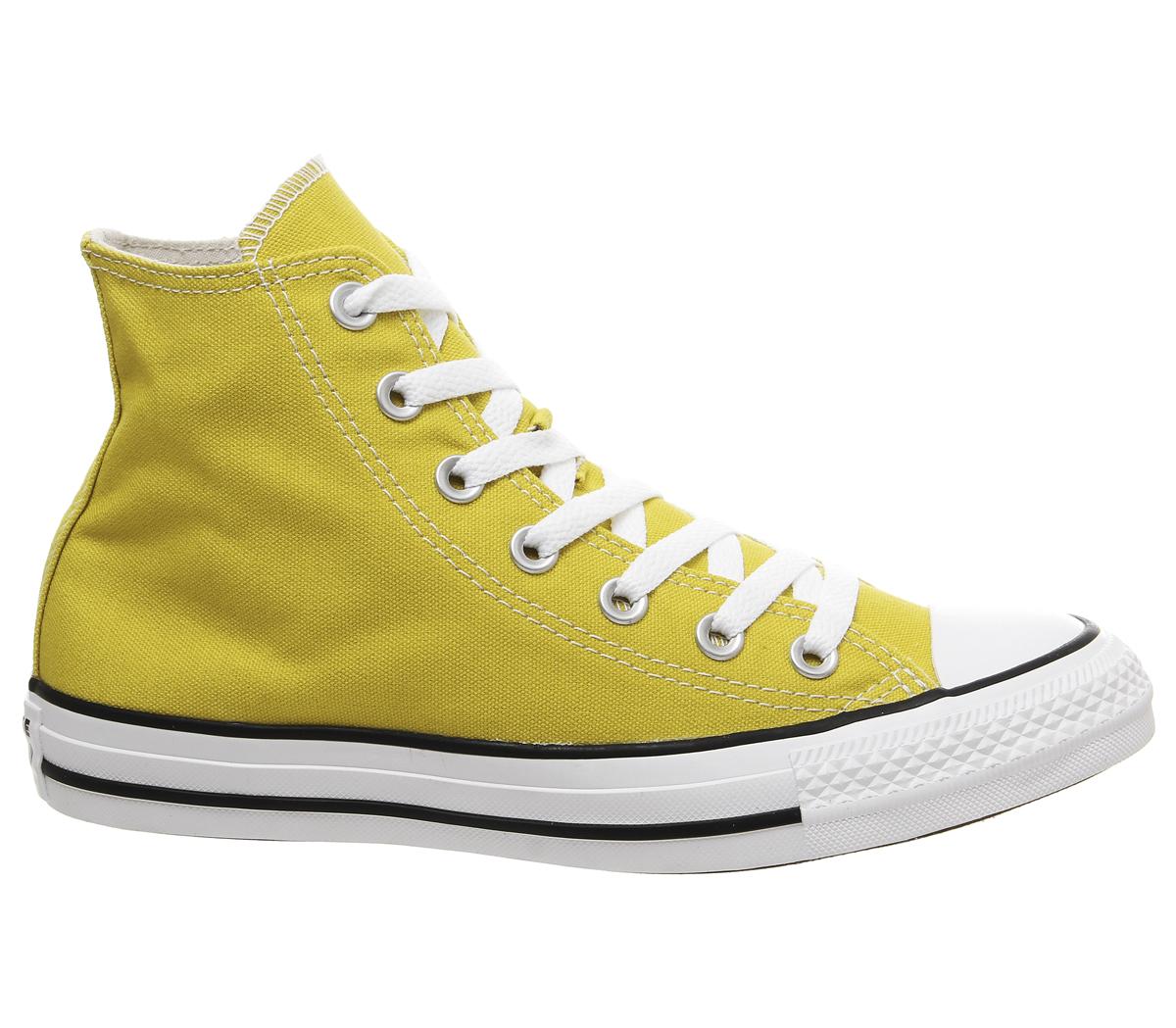 Converse Converse All Star Hi Trainers Bold Citron - Hers trainers