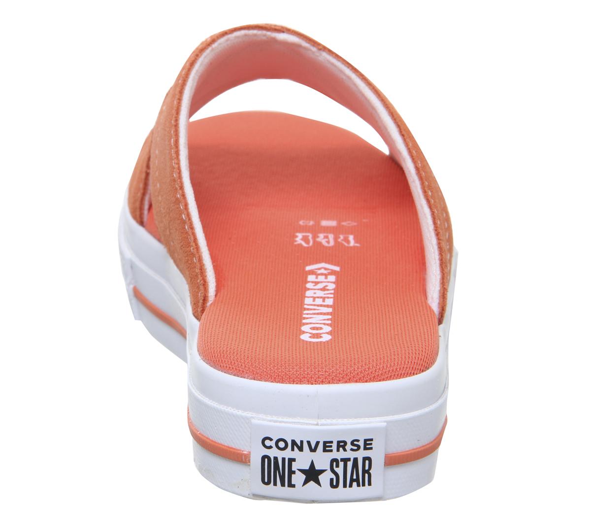 Converse Converse One Star Sandals Turf Orange Egret White - Women’s