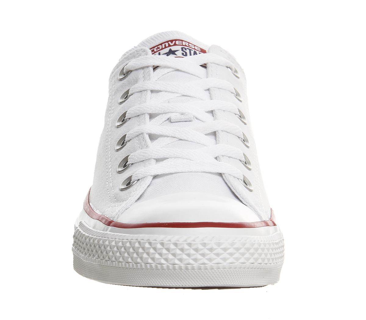 white canvas converse size 6