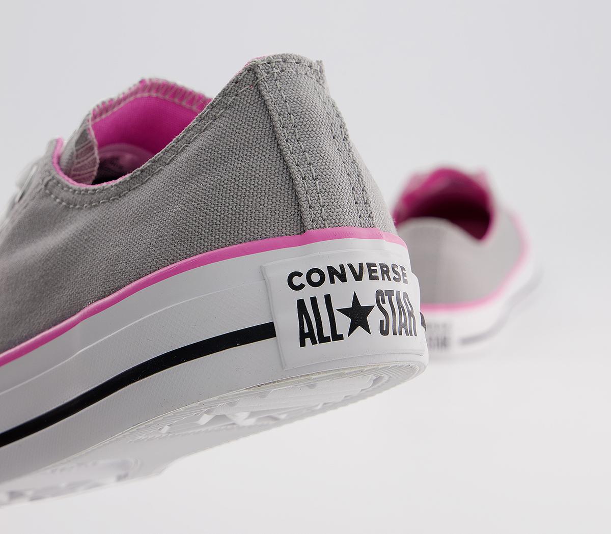 grey pink converse all star