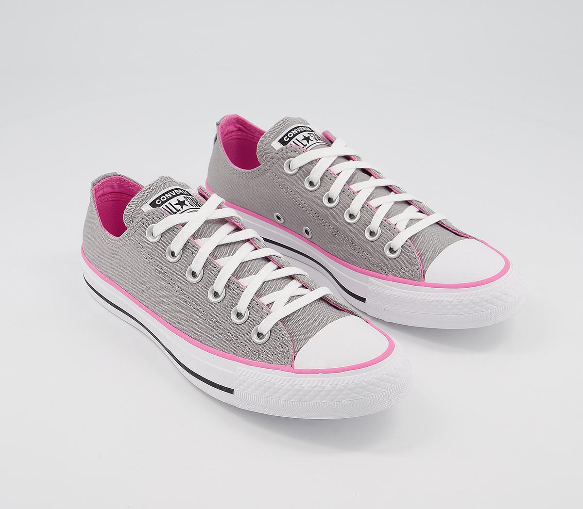 grey low cut converse