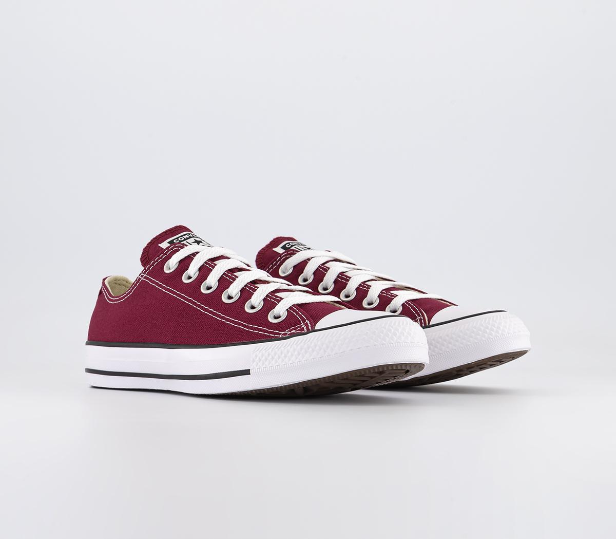 Converse All Star Low Maroon Canvas - Unisex Sports