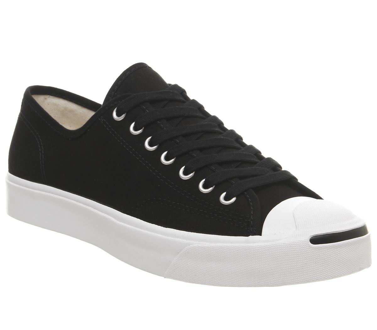 Converse Jack Purcell Trainers Black White - His trainers