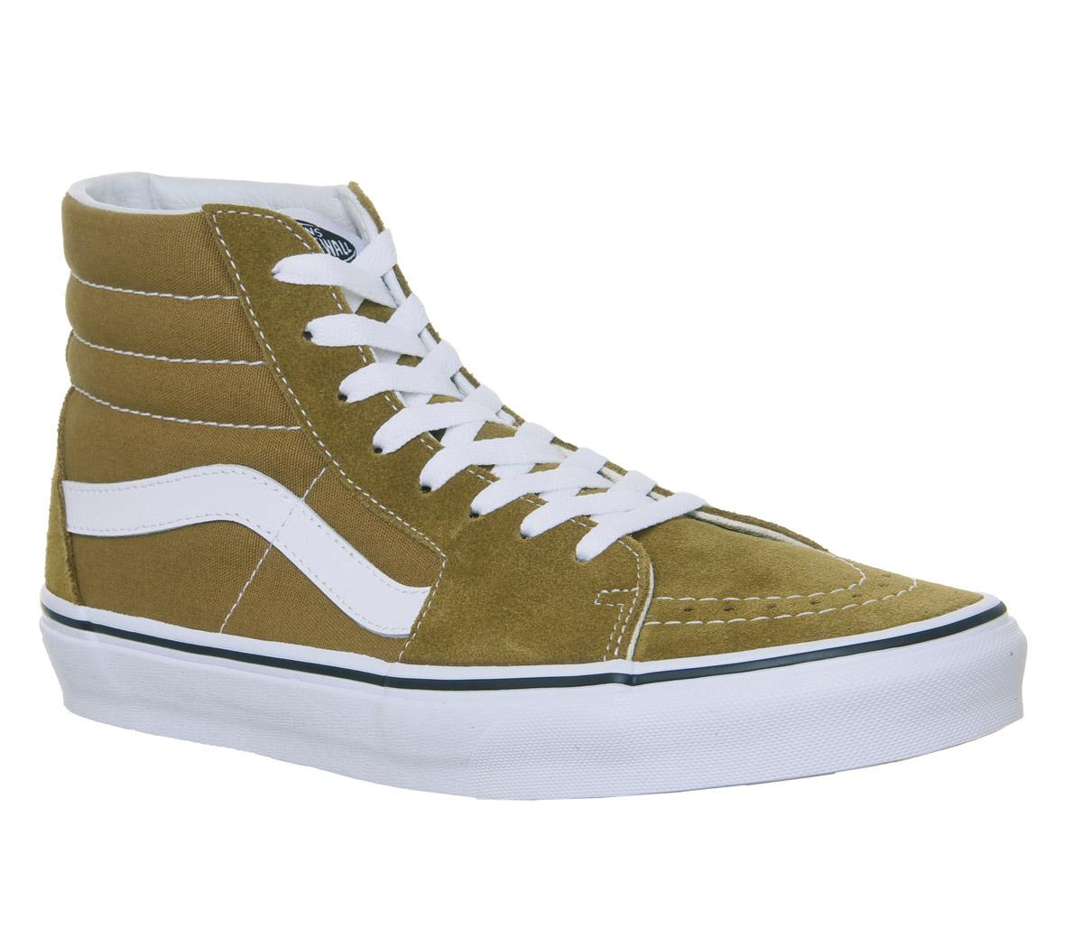 Vans Sk8 Hi Trainers Cumin True White - Unisex Sports