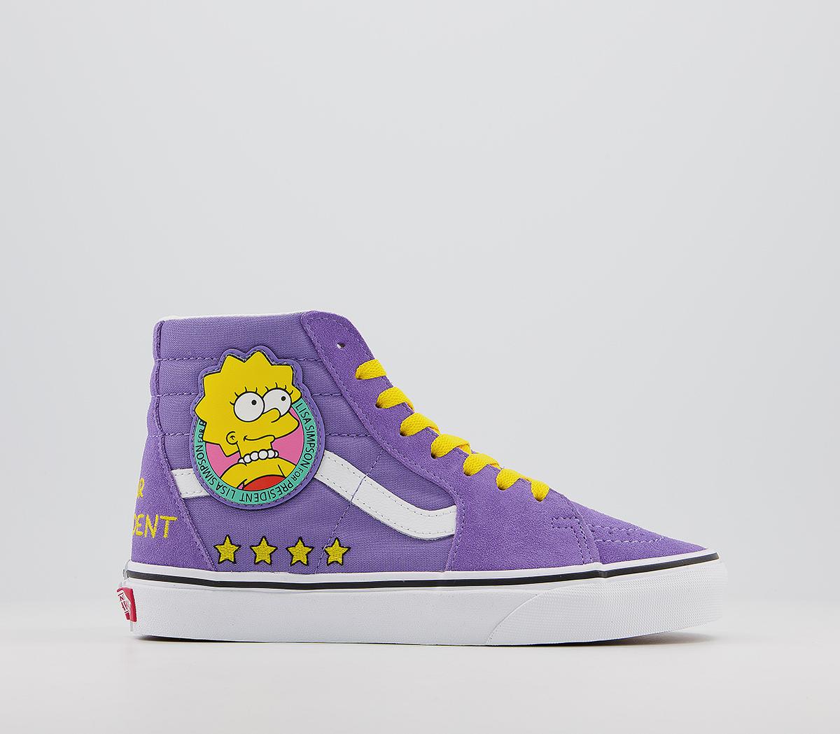 vans high tops simpsons
