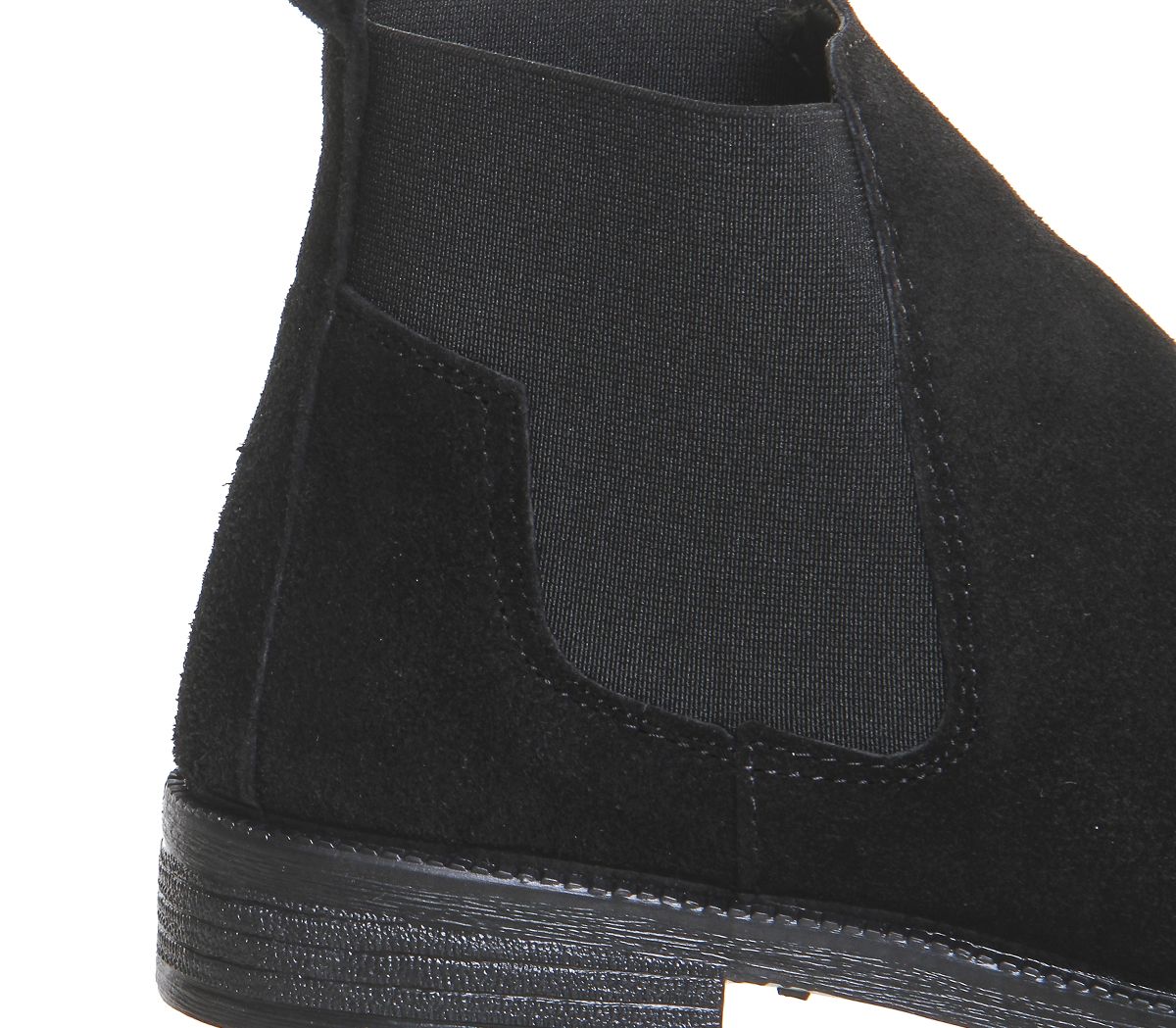 Office Jamie Chelsea Boots Black Suede - Ankle Boots