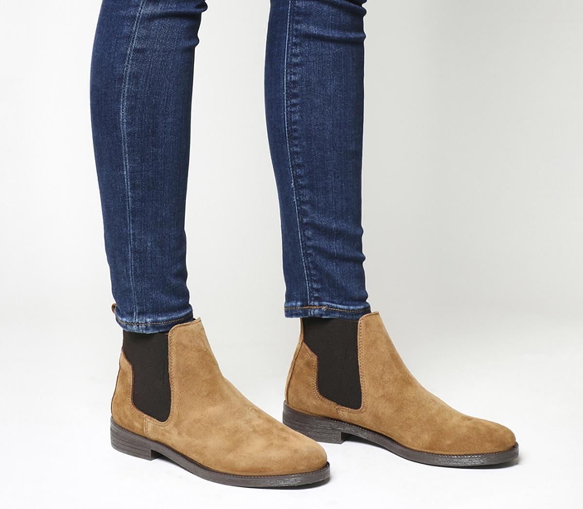 office tan boots
