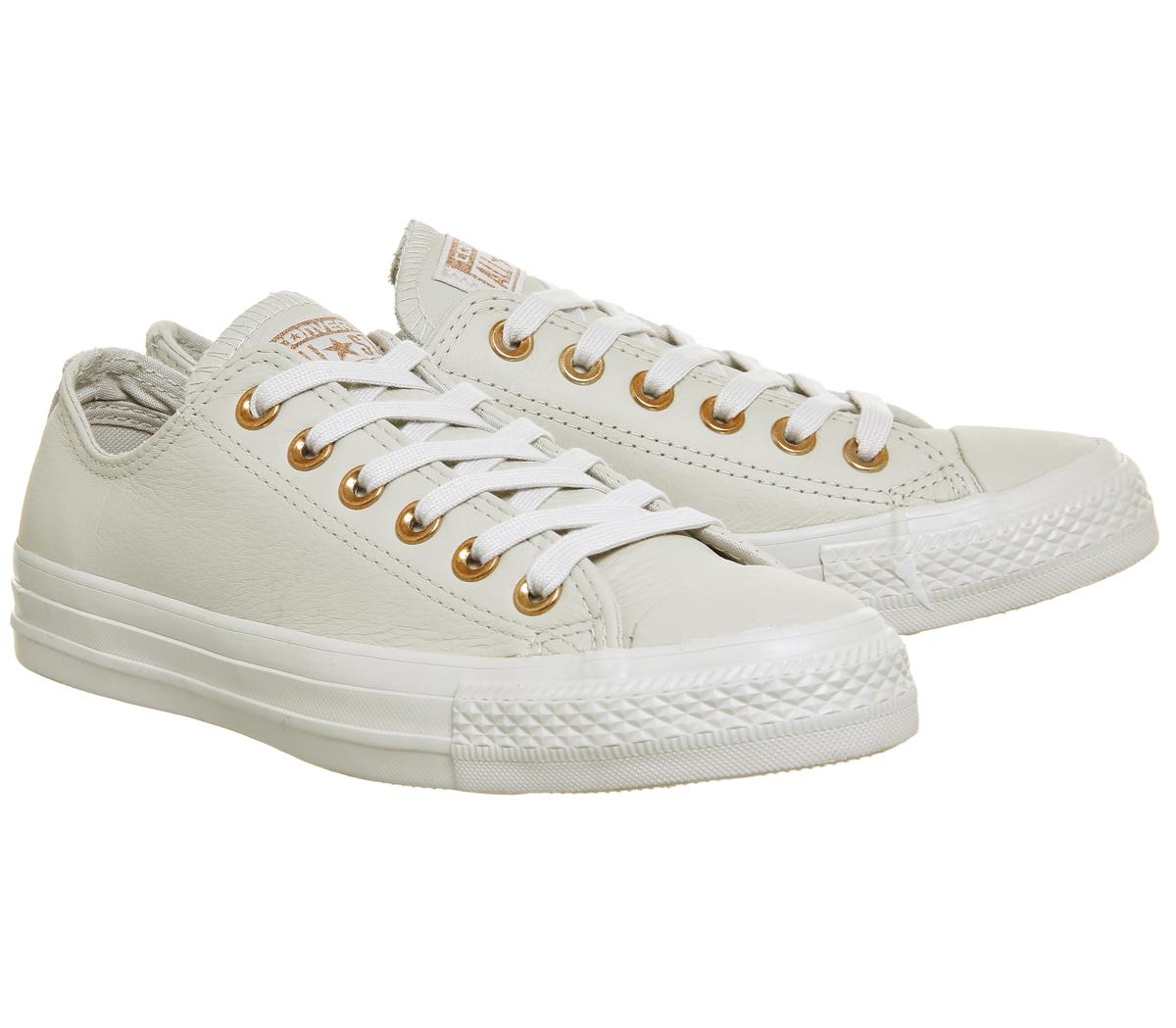 rose gold low top converse