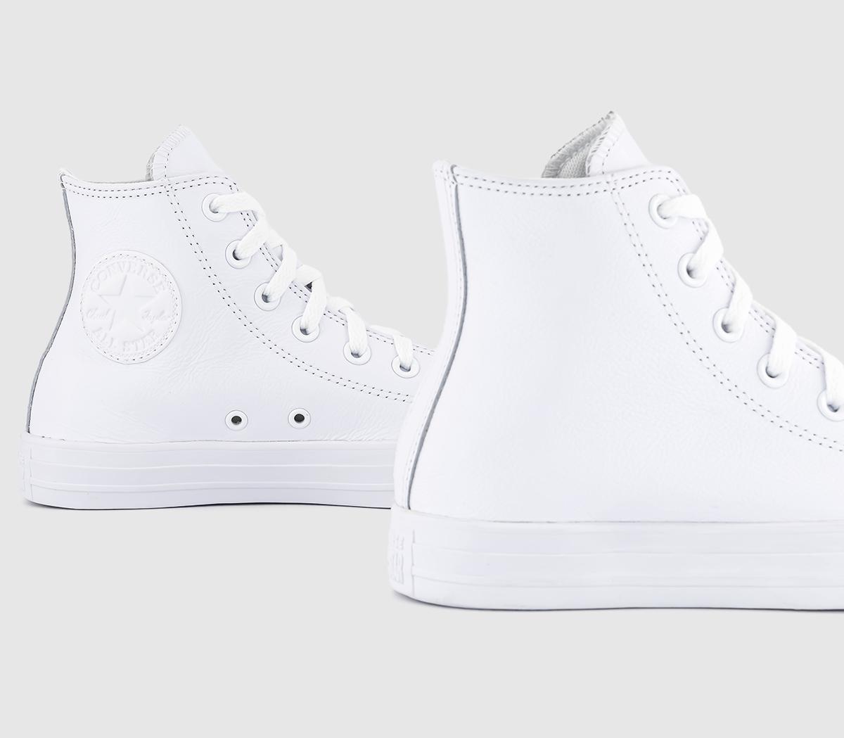 converse white mono leather