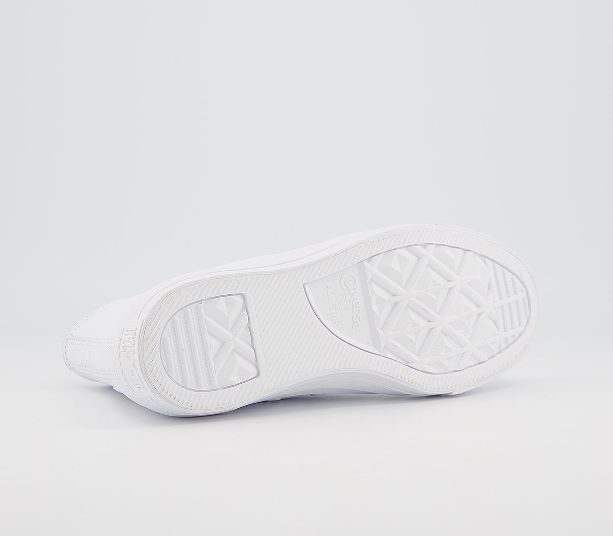 converse all star hi white leather split iridescent exclusive