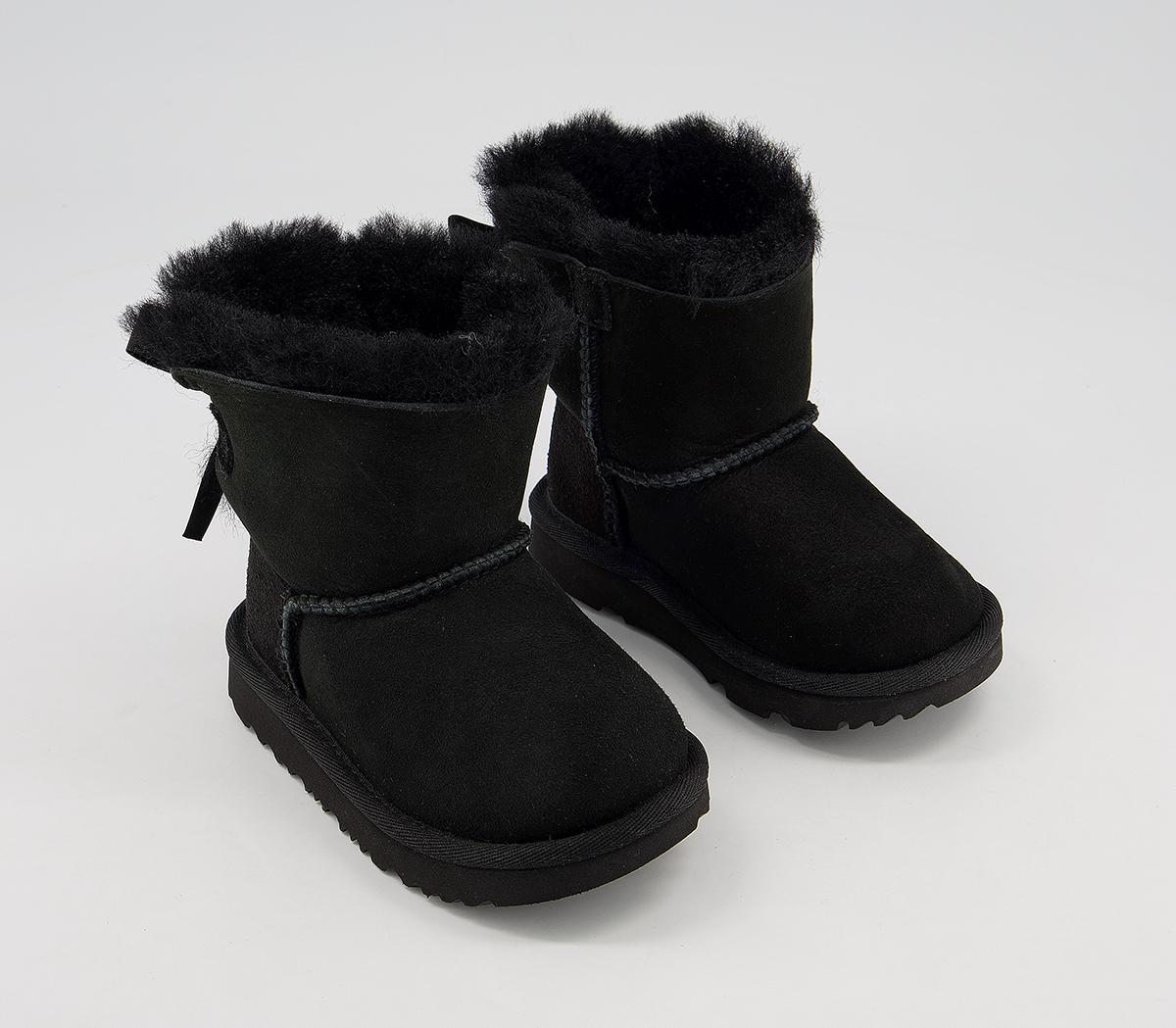 black ugg bailey bow boots